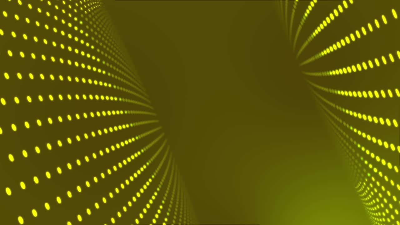 patrón de animación de 3 puntos movimiento gráfico movimiento redondo diseño de fondo geométrico abstracto efecto visual amarillo dorado