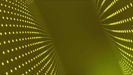 patrón de animación de 3 puntos movimiento gráfico movimiento redondo diseño de fondo geométrico abstracto efecto visual amarillo dorado