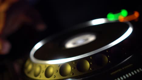 dj set at nightclub