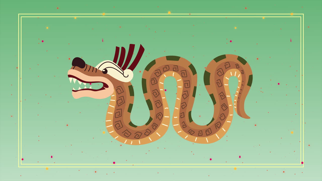 아즈텍 문화 드래곤 아이돌 애니메이션