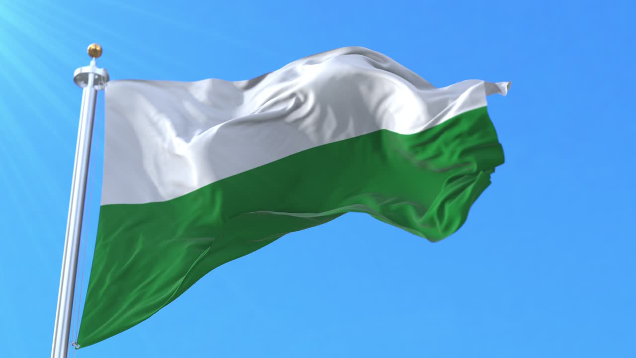 la bandera de la provincia de esmeraldas, ecuador.