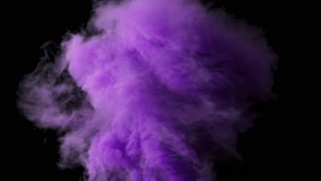 purple smoke cloud