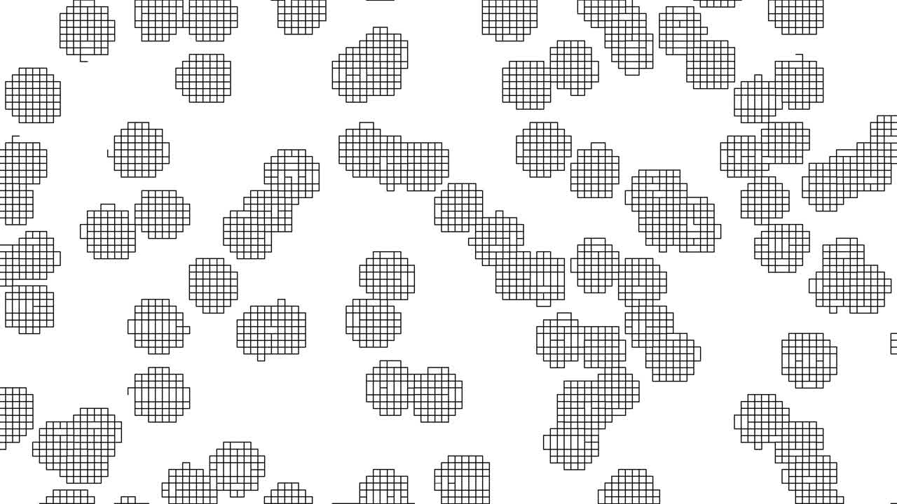 A checkerboard grid formed by alternating black and white squares creates a visually striking pattern in this simplistic yet eye-catching image