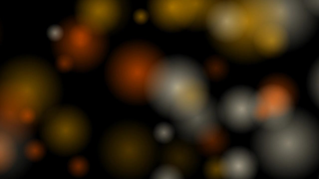 Sfondo Astratto con Luci Bokeh Dorate e Bianche Fluttuanti