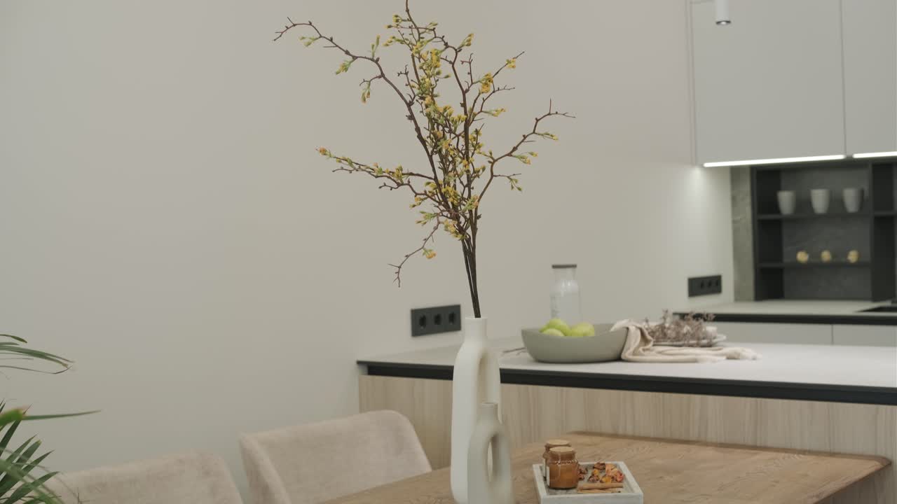 cocina moderna área de comedor