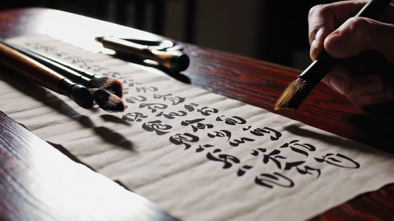 Chinese Calligraphy Practice