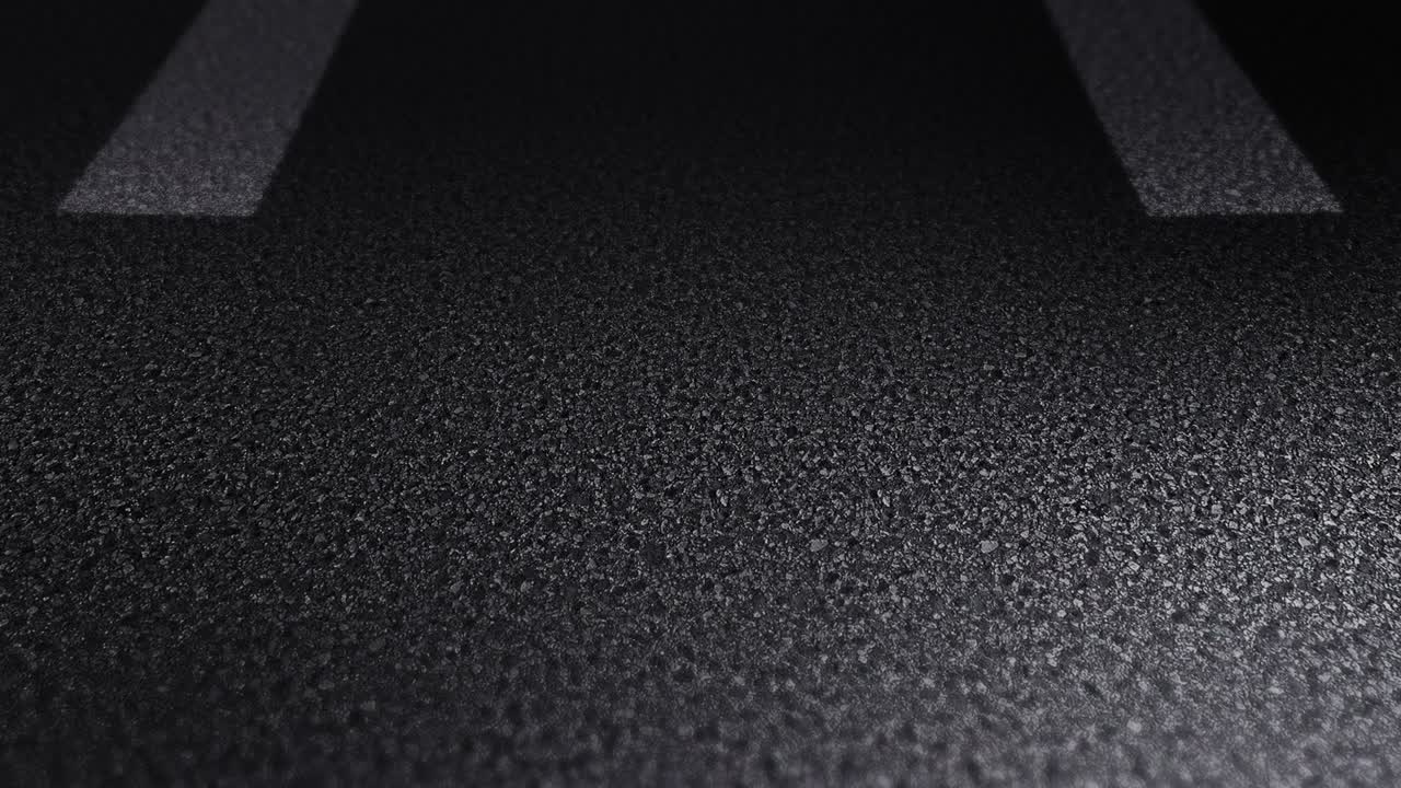 Walking on concrete road with copy space. Run and walk take steps. Close up of runner's foot. Business challenge concept. Loop animation.