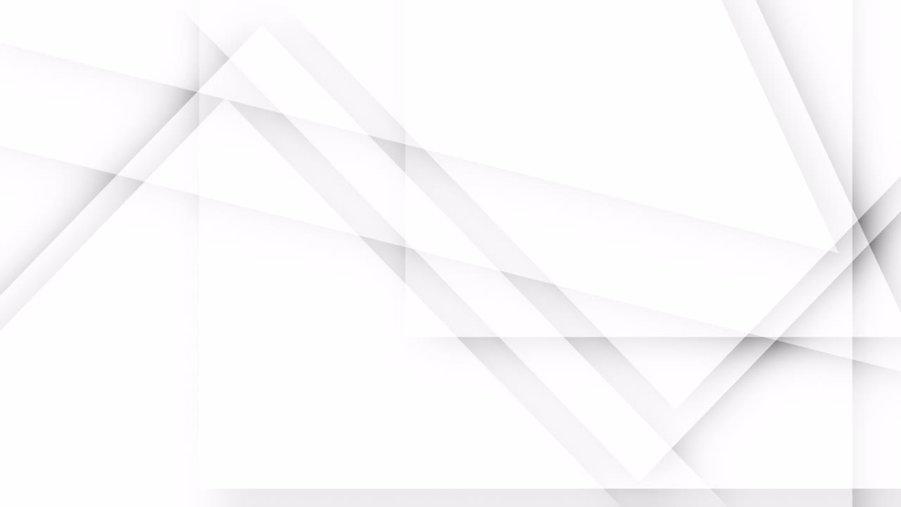 fondo abstracto blanco limpio con cuadrados en movimiento. animación de bucle sin costuras. resolución 4k