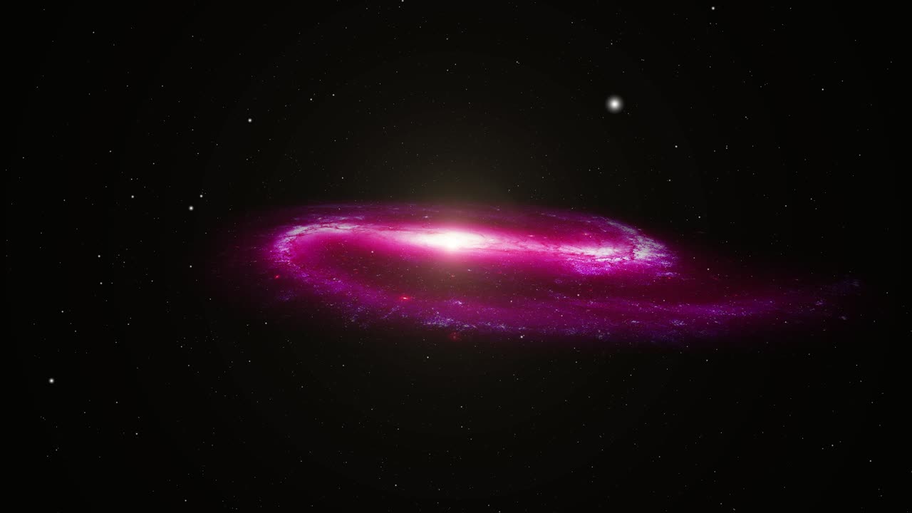 galaxia roja en el universo