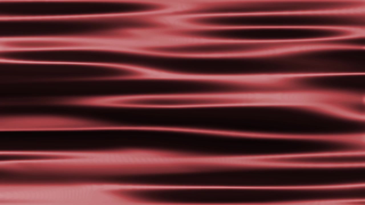 Olas líquidas rojo oscuro abstractas fluyendo continuamente