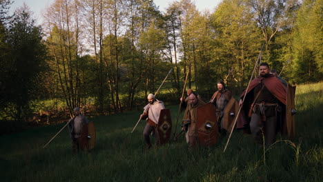 ancient warriors on the march