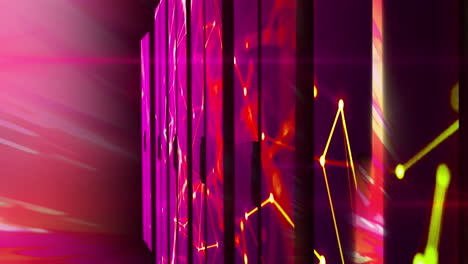 animación de las conexiones con servidores informáticos y procesamiento de datos