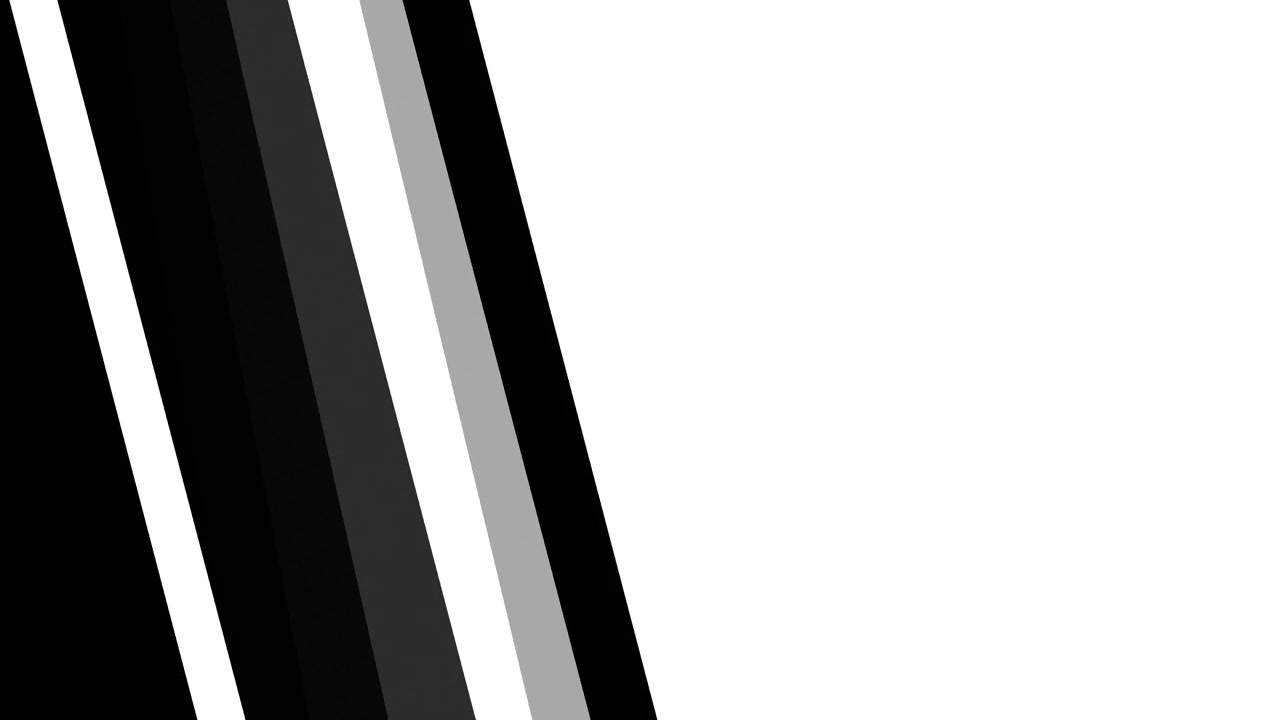 Transición de gráficos en movimiento abstracta con rayas en blanco y negro en movimiento