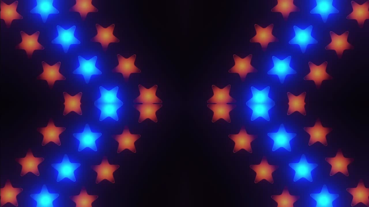 Abstract Star Light Pattern
