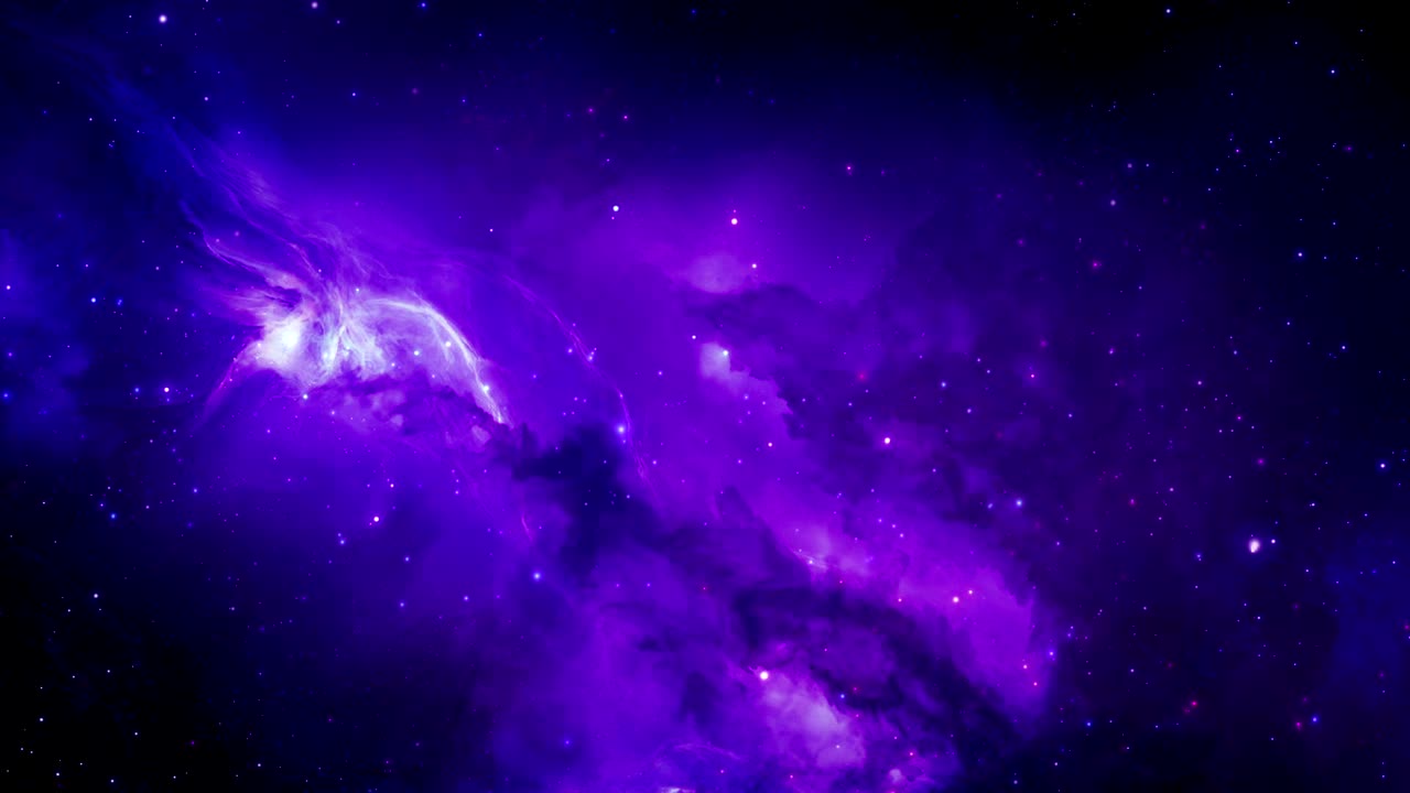 volando a través de nebulosas estelares y polvo cósmico, cúmulos de gas cósmico y constelaciones en el espacio profundo. elementos de este video proporcionados por la nasa