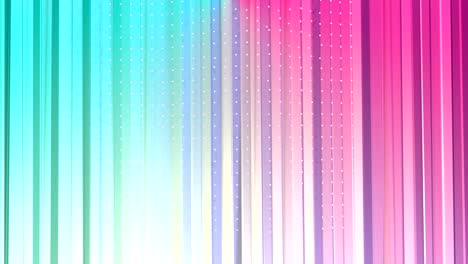 abstract simple blue pink low poly 3d curtains and flying white crystals as math environment. soft geometric low poly background of pure blue pink polygons. 4k fullhd seamless loop background.