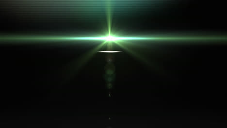 Animation-Eines-Leuchtenden-Flecks,-Der-Sich-In-Hypnotischer-Bewegung-Auf-Grünem-Hintergrund-Bewegt