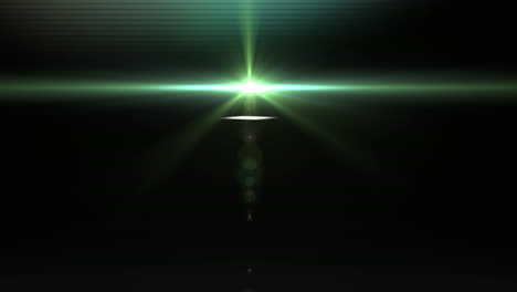 animation of glowing spot moving in hypnotic motion on green background