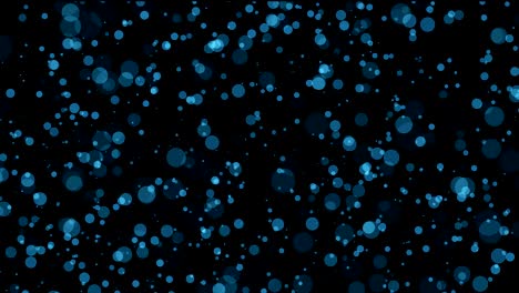 animación de partículas en movimiento
