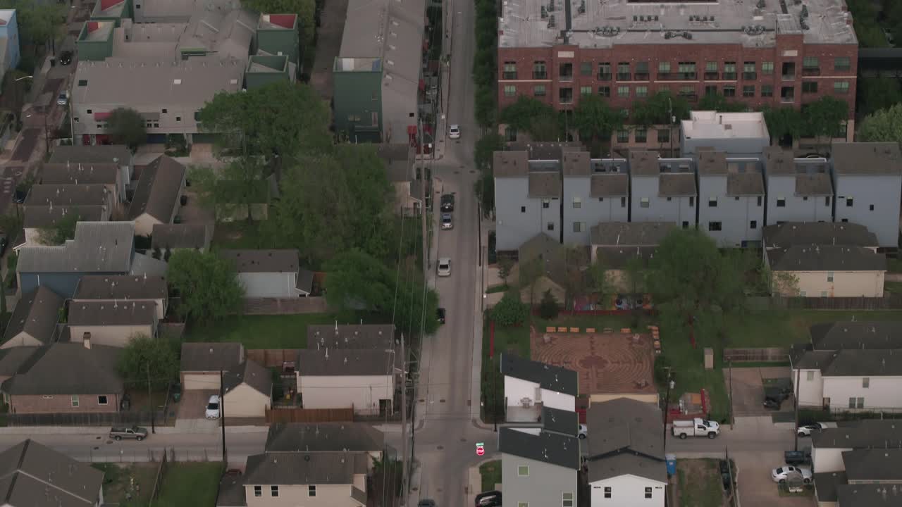 텍사스 주 휴스턴에 있는 유서 깊은 자유민 마을의 조감도