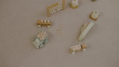 eco toys on the floor