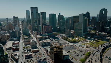 aerial view of dallas, texas