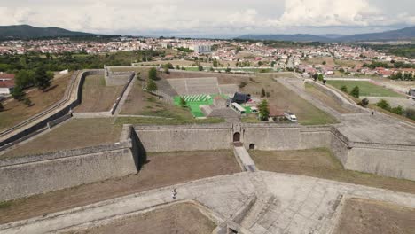 location for indoor events in defensive walls of chaves fortress in portugal