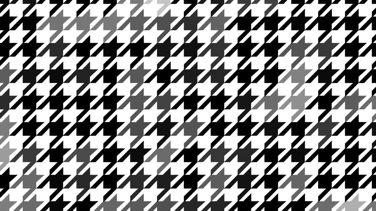 Abstract Small Houndstooth Texture Background Loop