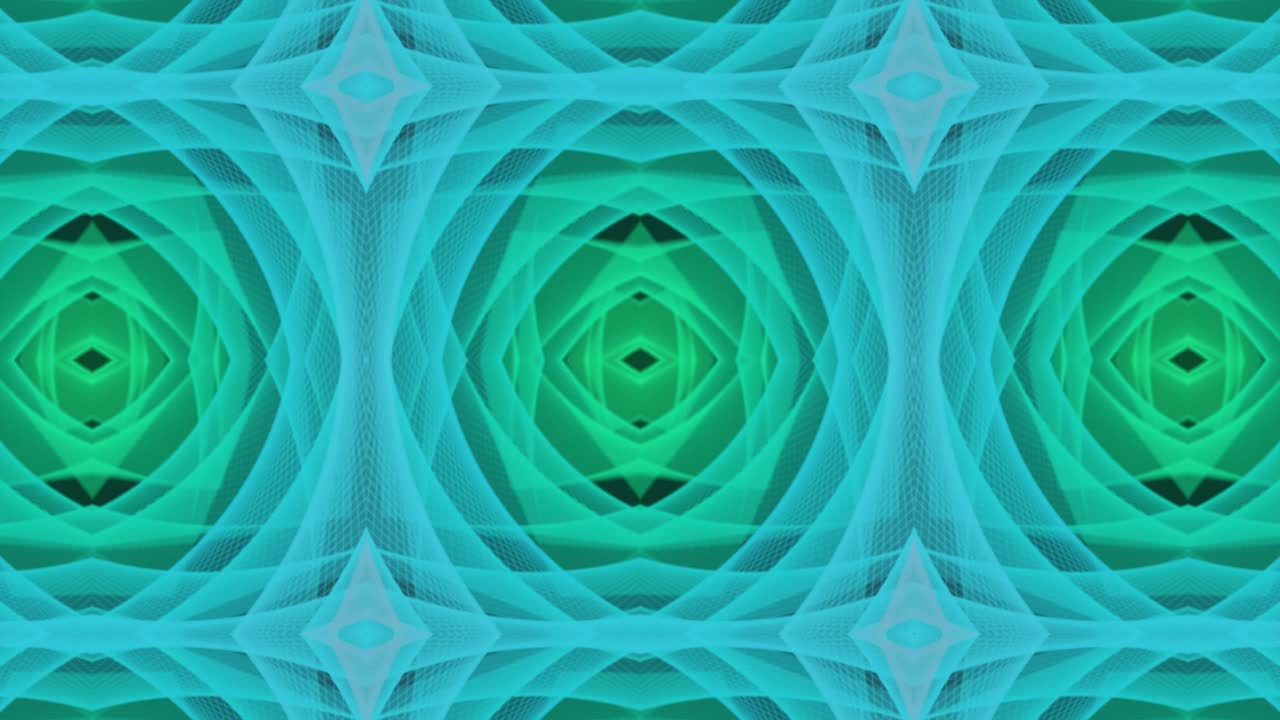 kaleidoscopio en movimiento. gráficos en movimiento de 4k