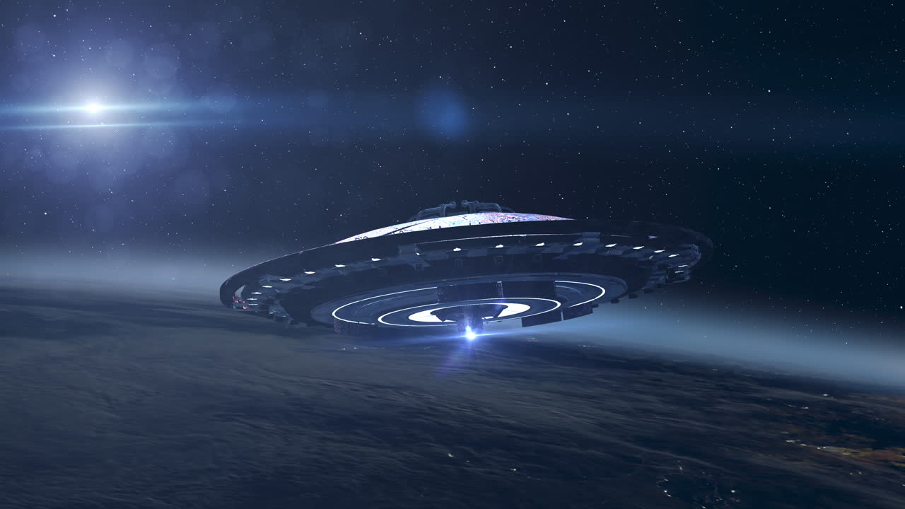 UFO sopra la Terra