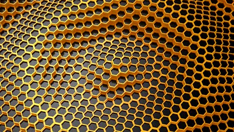 background of animated hexagons