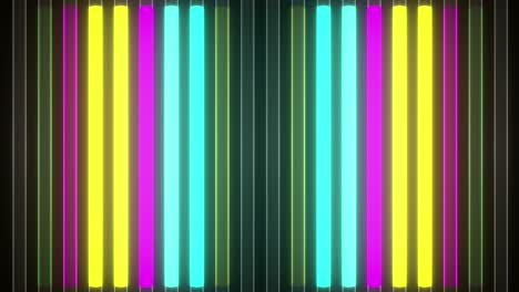 las luces de color neón de 4k. fondo en bucle
