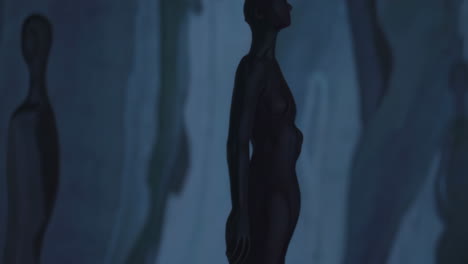 abstract art with figure