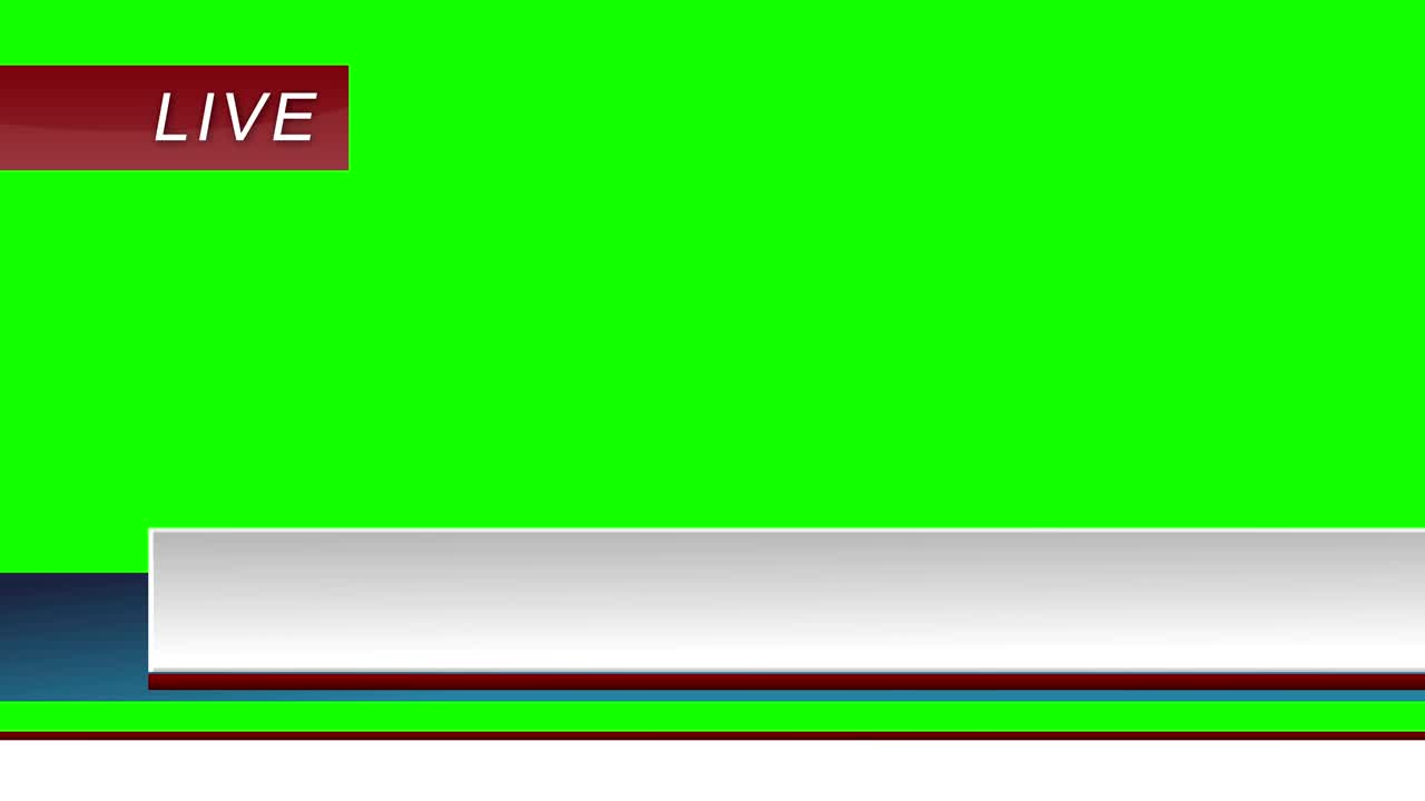 생방송을 위한 일반적인 루핑 그린 스크린 뉴스 배경