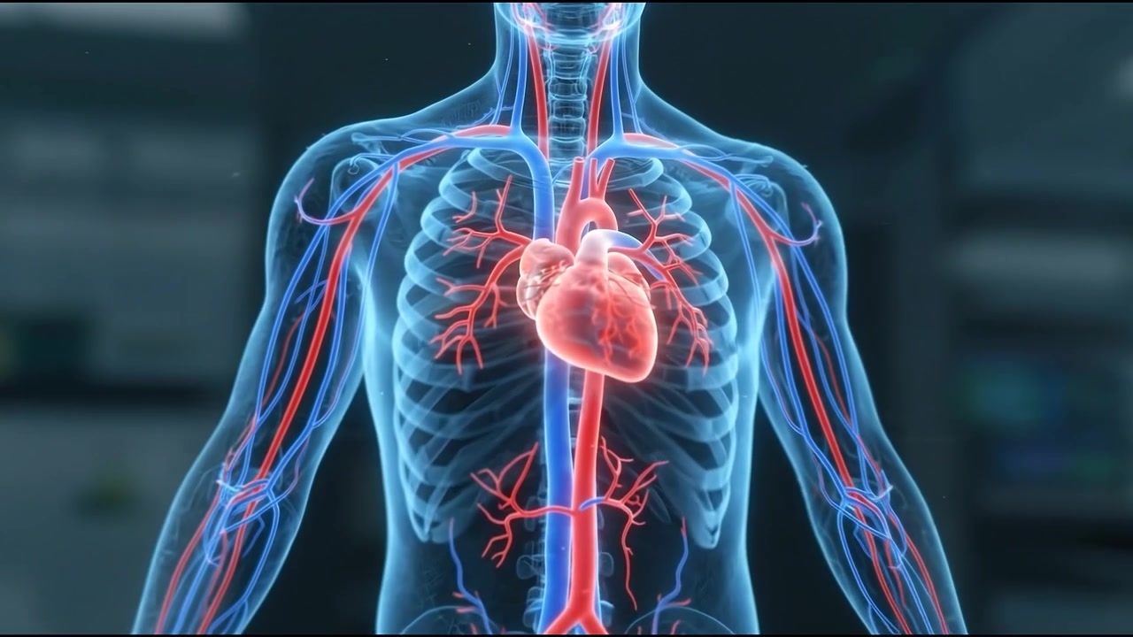 Digital Medical Visualization of Human Heart and Circulatory System
