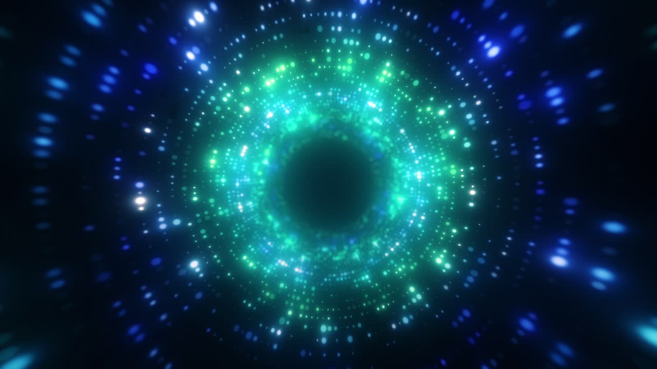 túnel circular resumido y brillante