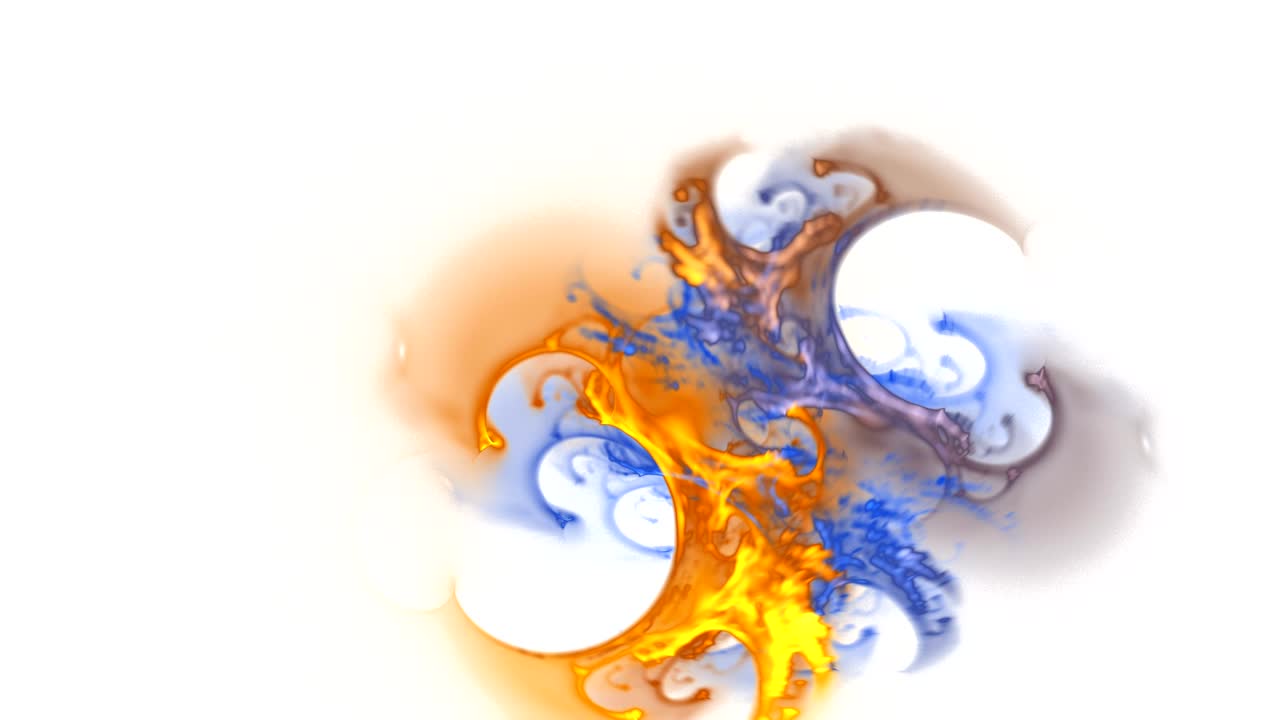 Abstract fractal footage for creative design