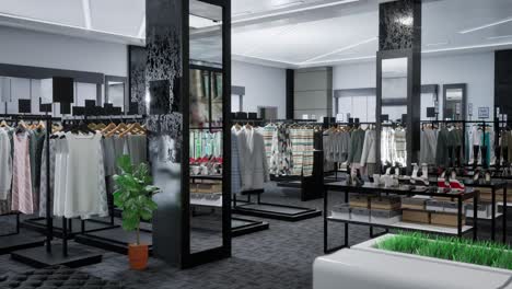 modern fashion retail store interior