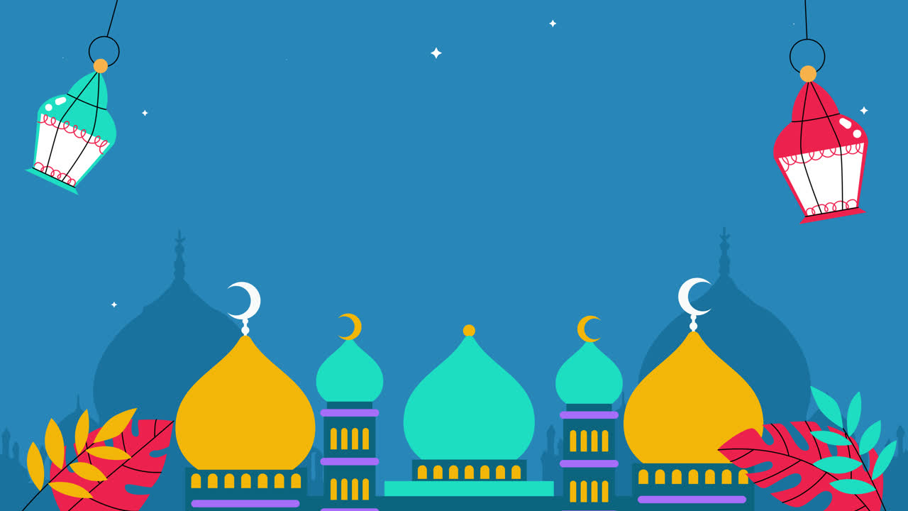 celebración del ramadán en la mezquita