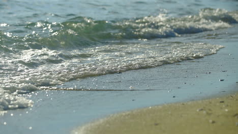 ocean waves on the beach