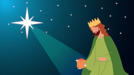 the wise men following the star