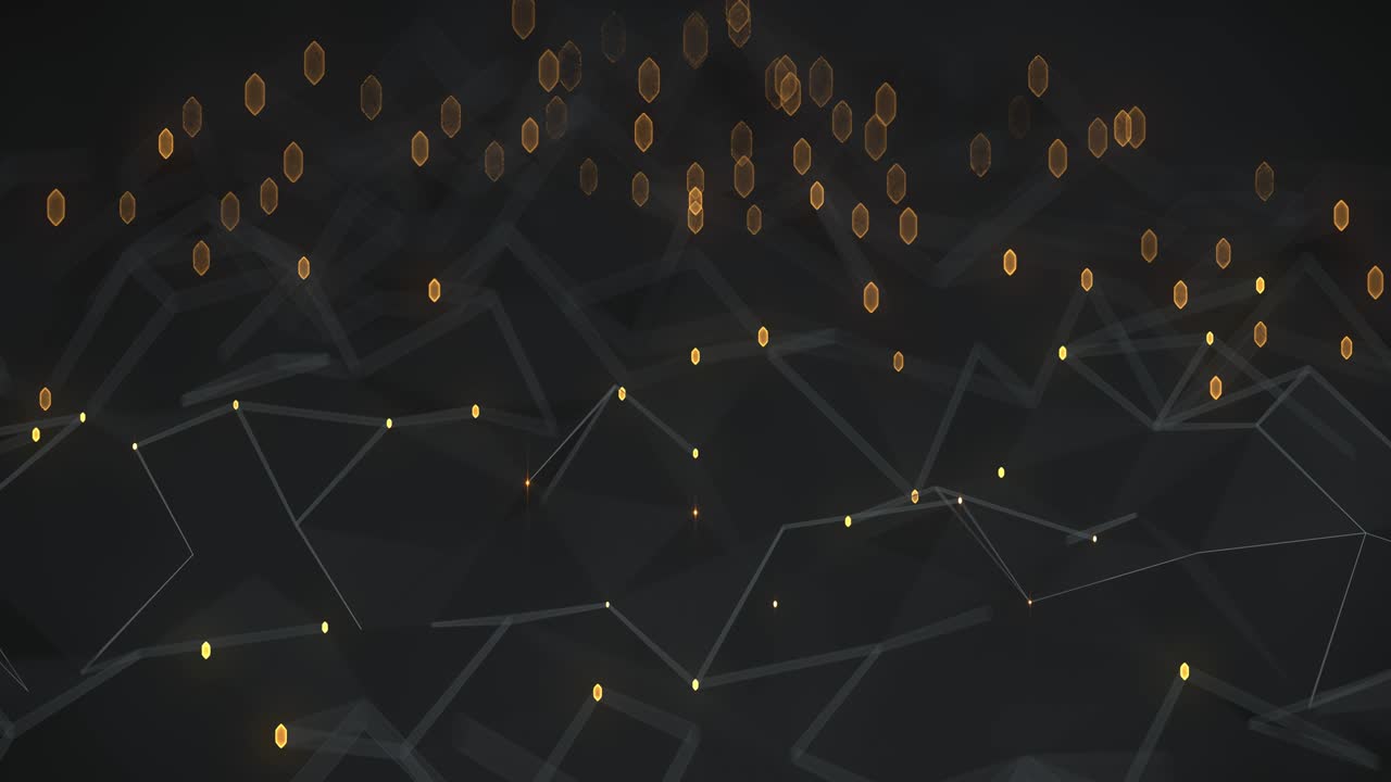 forma de rede de plexo futurista circuito sem costura animação de renderização 3d