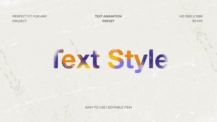Colorful Hand Drawn Text Animation Reveal