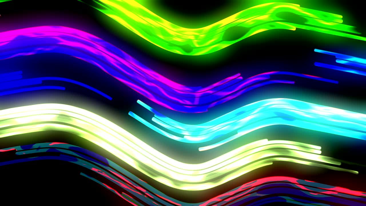 líneas abstractas en movimiento. 4k, bucle sin costuras.