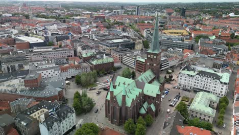 catedral de aarhus domkirke orbit, aarhus, dinamarca