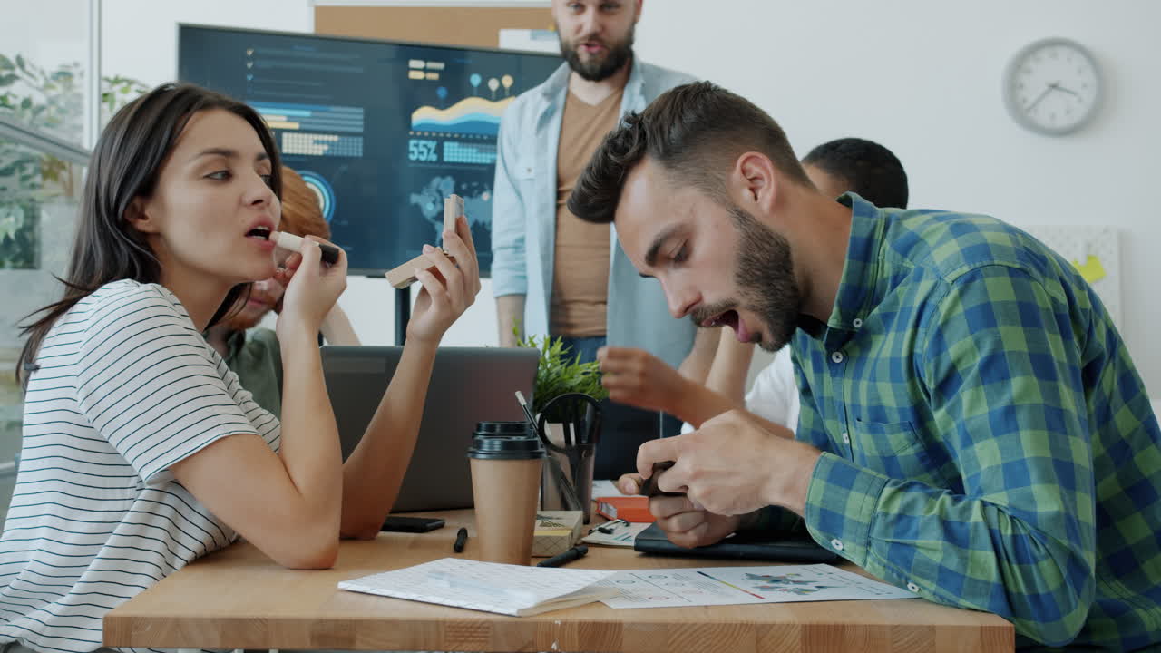 reunión del equipo en curso