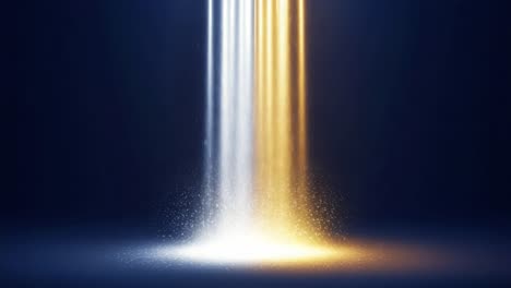 dynamic flow of light particles in contrasting colors: a stunning visual representation of energy and motion captured in a captivating sequence