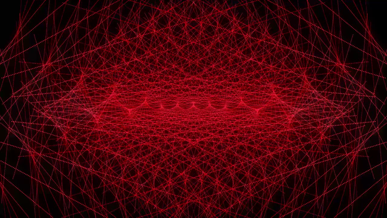 cambio de color del arco iris animación de patrón de forma de punto