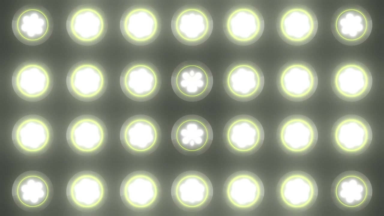 Geometric LED Light Pattern
