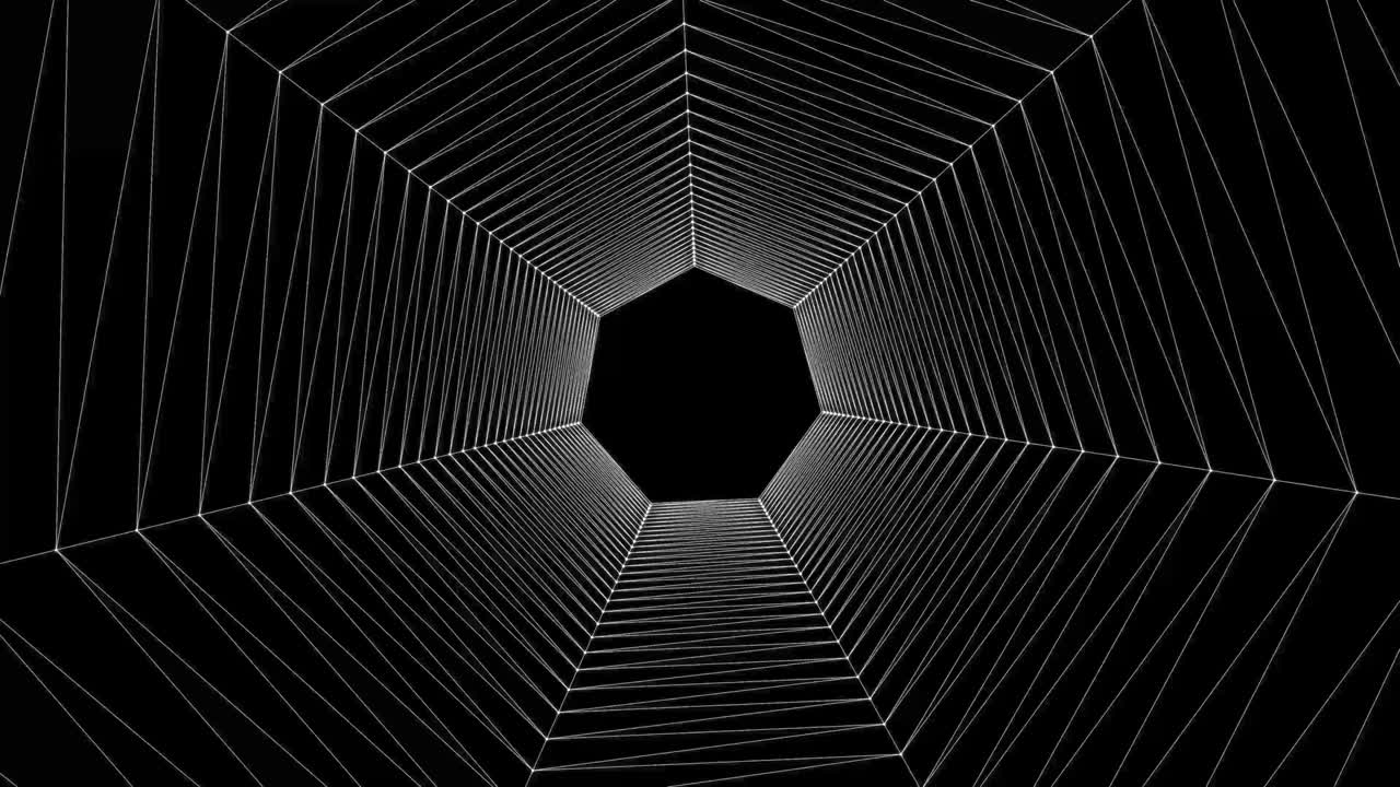 fondo de movimiento de túnel sin costuras 4k